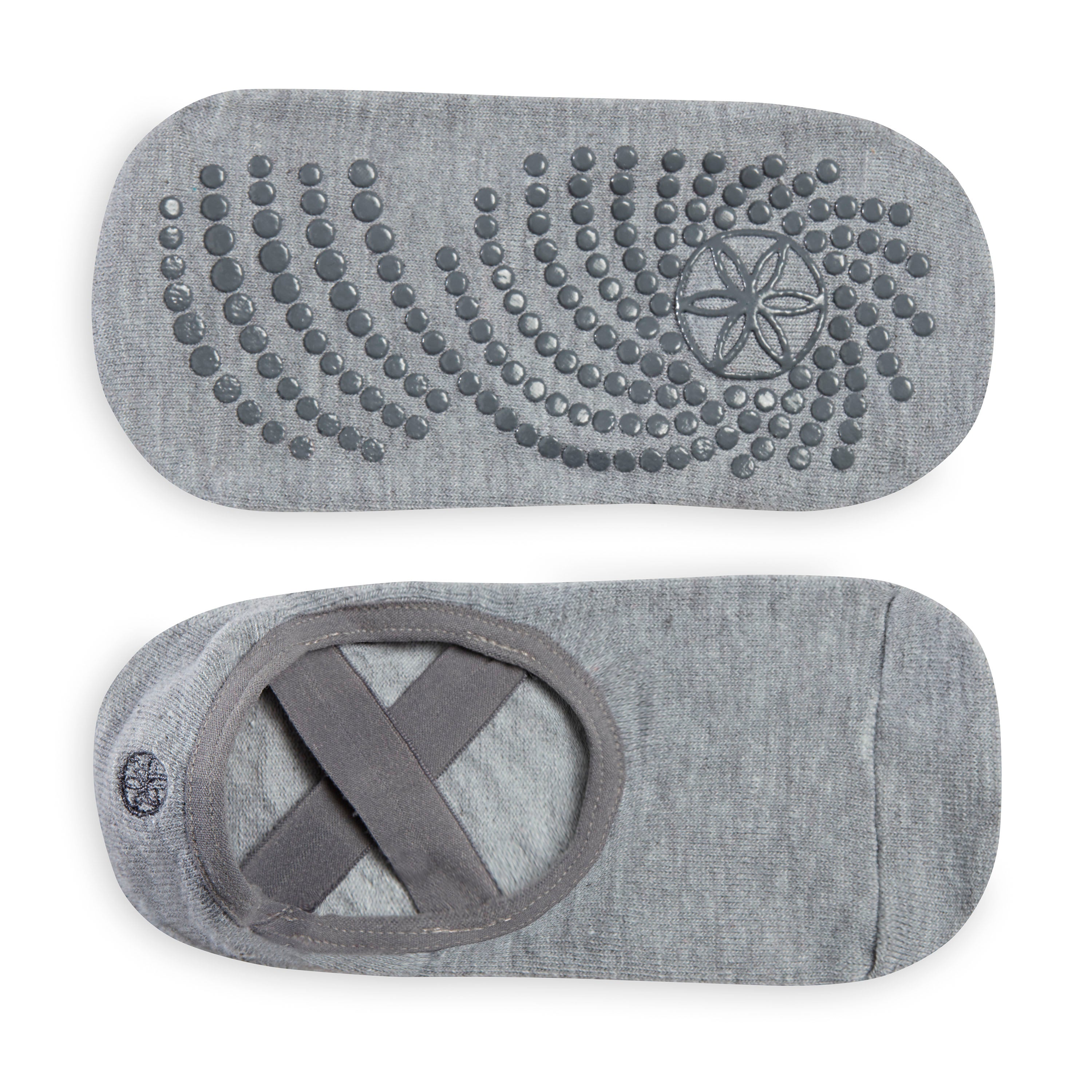 Gaiam Grippy Yoga-Barre Socks - 2 Pack Folkstone grey